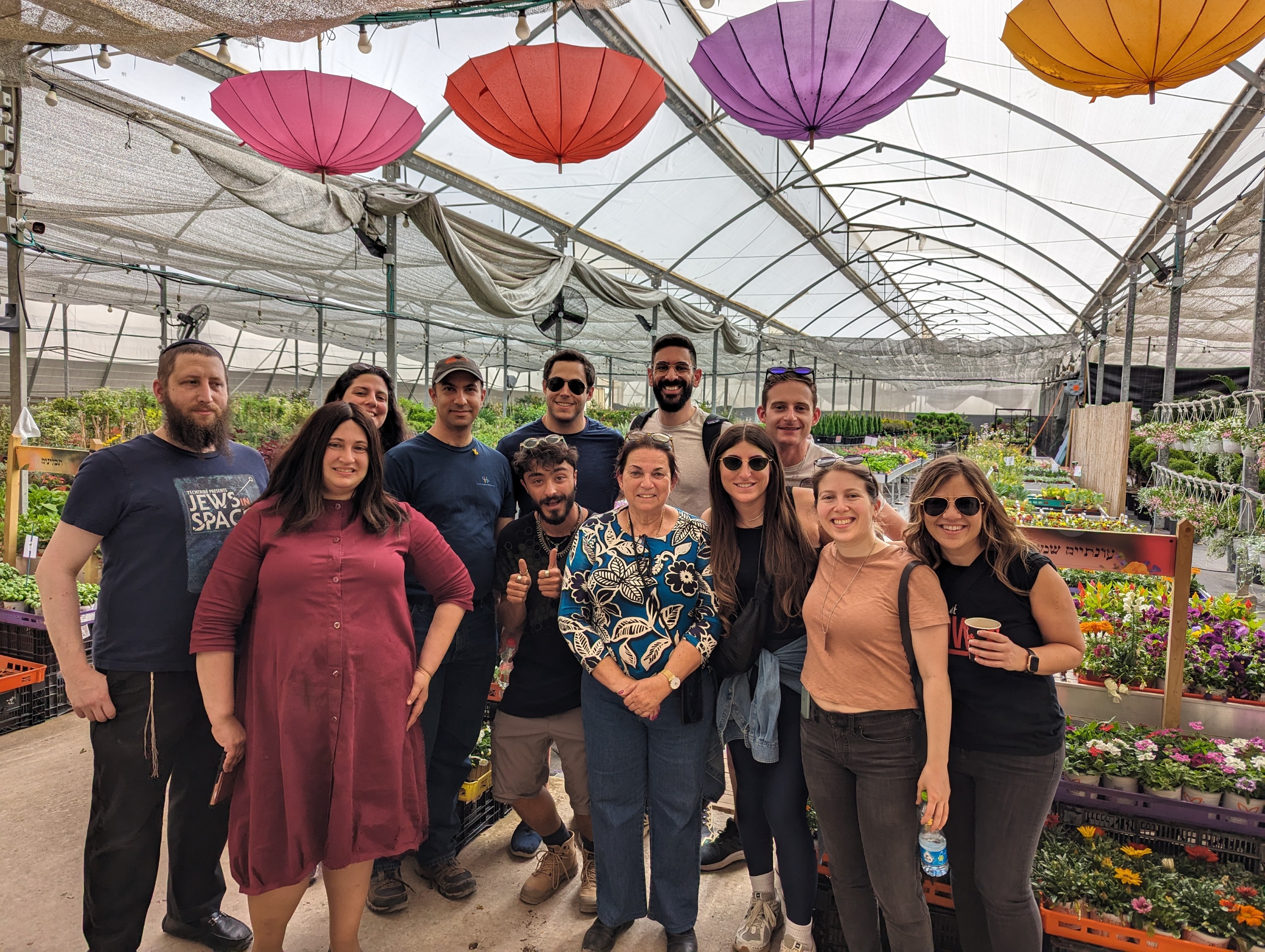 Participants on a previous JewishERGs Israel Trip